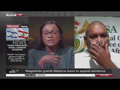 Malema labels Magistrate Olivier a 'racist of note' after sentencing - Neelan Karikan's analysis